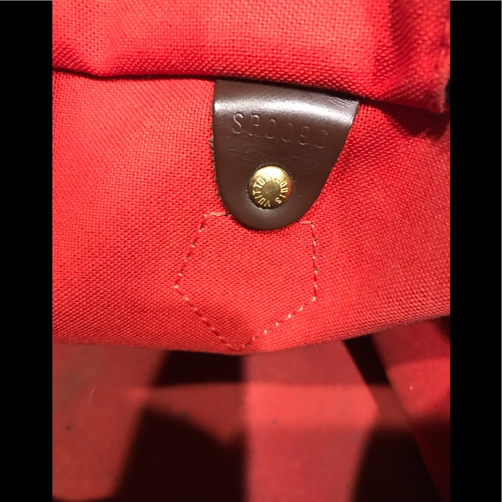 Louis Vuitton Damier Ebene Speedy 30 Tote #8.8H - Picture 7 of 8